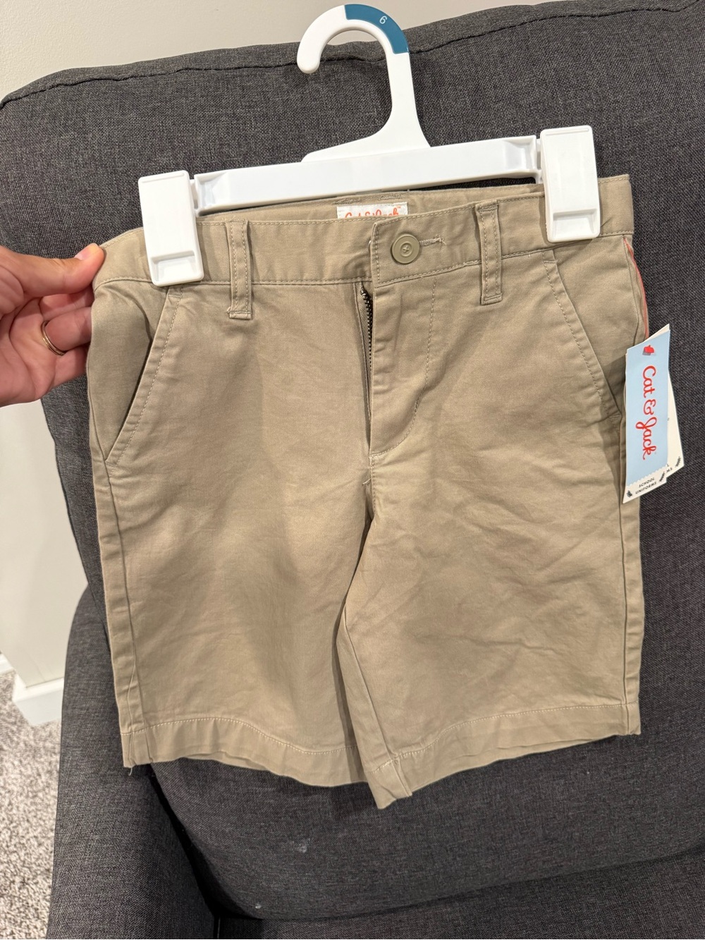 Cat & Jack Tan Pull-On Chino Shorts